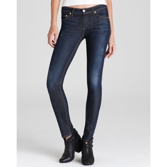 RAG & Bone Skinny Kensington Blue Jeans 27 - Picture 1 of 8